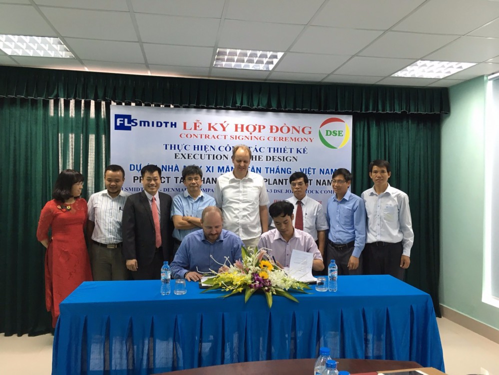 Công ty cổ phần Lilama 693-DSE ký kết hợp đồng thiết kế phần xây dựng xi măng Tân Thăng