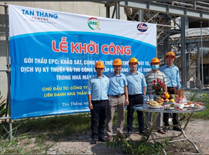 Groundbreaking ceremony of DSE’s EPC project to build cement silos and additional dosing stations – Tan Thang Cement.