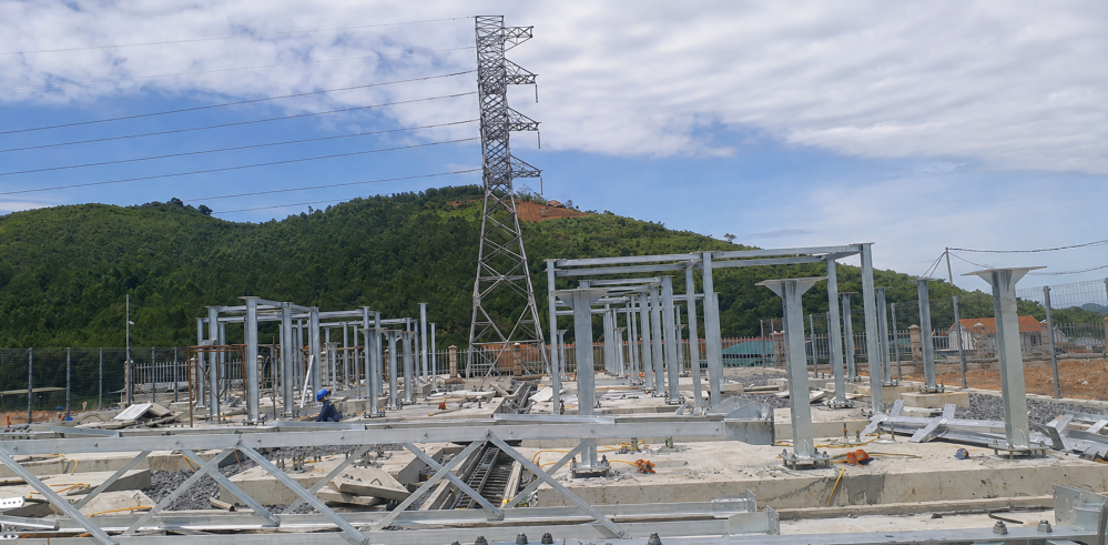 THIẾT KẾ, CHẾ TẠO KẾT CẤU THÉP TRẠM ĐIỆN 110KV XI MĂNG TÂN THẮNG