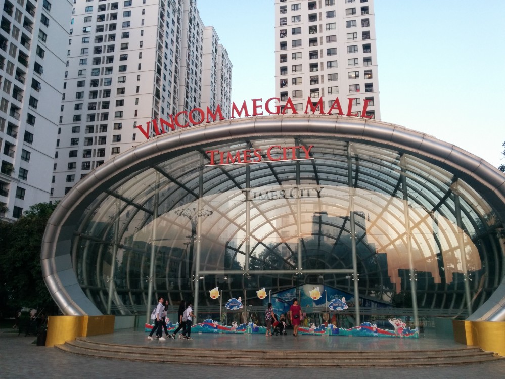 KẾT CẤU THÉP VINCOM MEGA MALL TIMES CITY HÀ NỘI